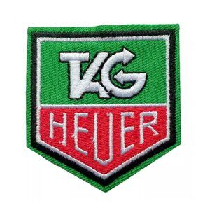 3/$15: TAG HEUER Iron-On Embroidered Automotive Car Racing Patch